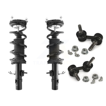 Transit Auto Front Complete Shock Assembly & TQ Link Kit For Infiniti G37 Q60 INFINITI Coupe with AWD KSS-100872